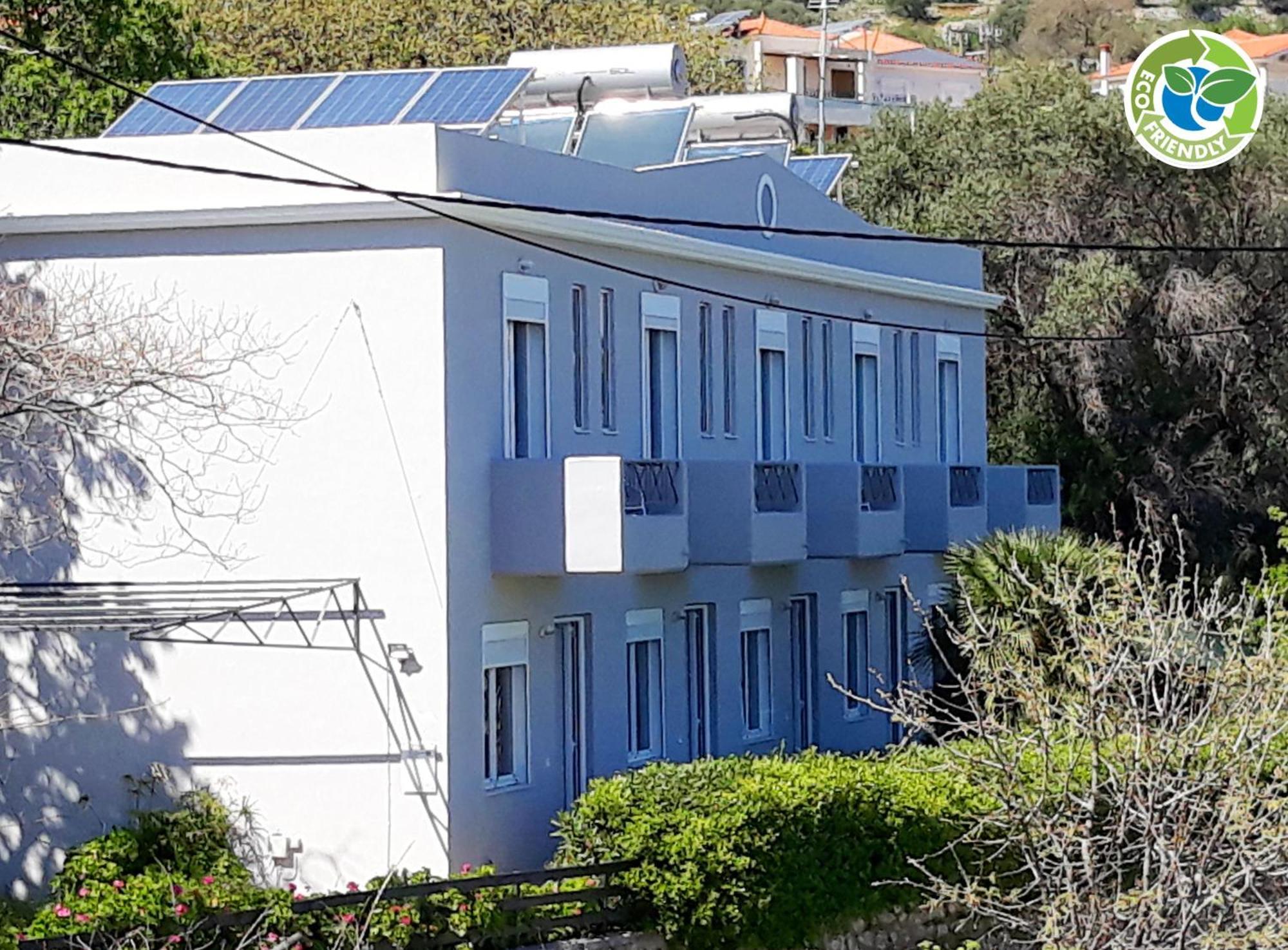 Point Twins Apartments Vrontádos Esterno foto