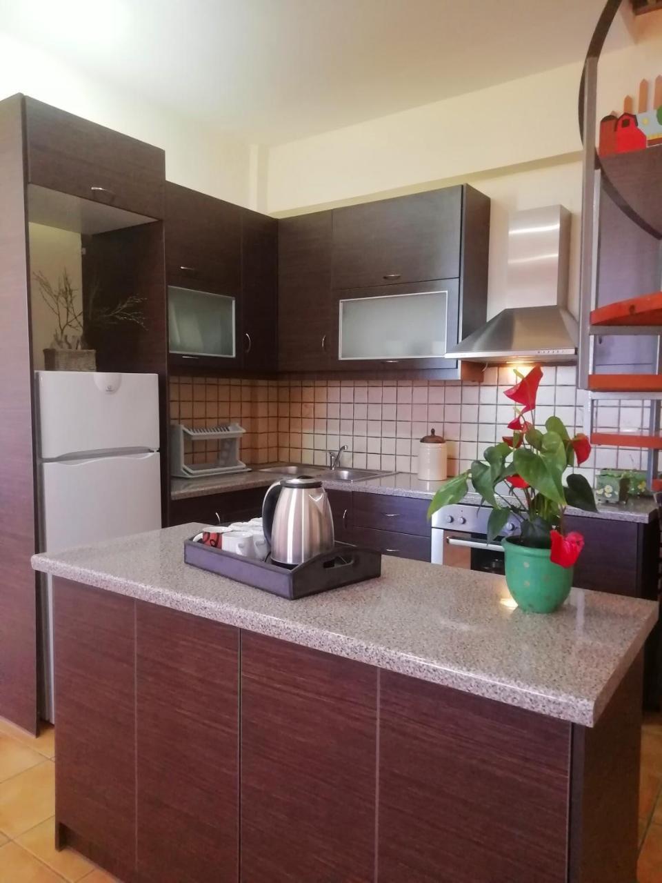 Point Twins Apartments Vrontádos Esterno foto