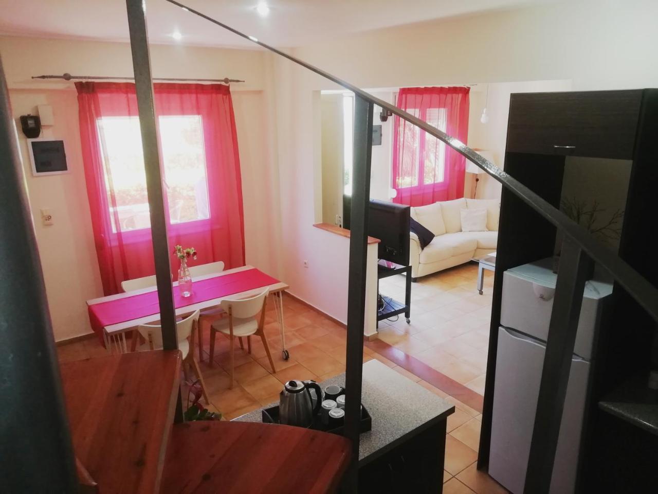 Point Twins Apartments Vrontádos Esterno foto