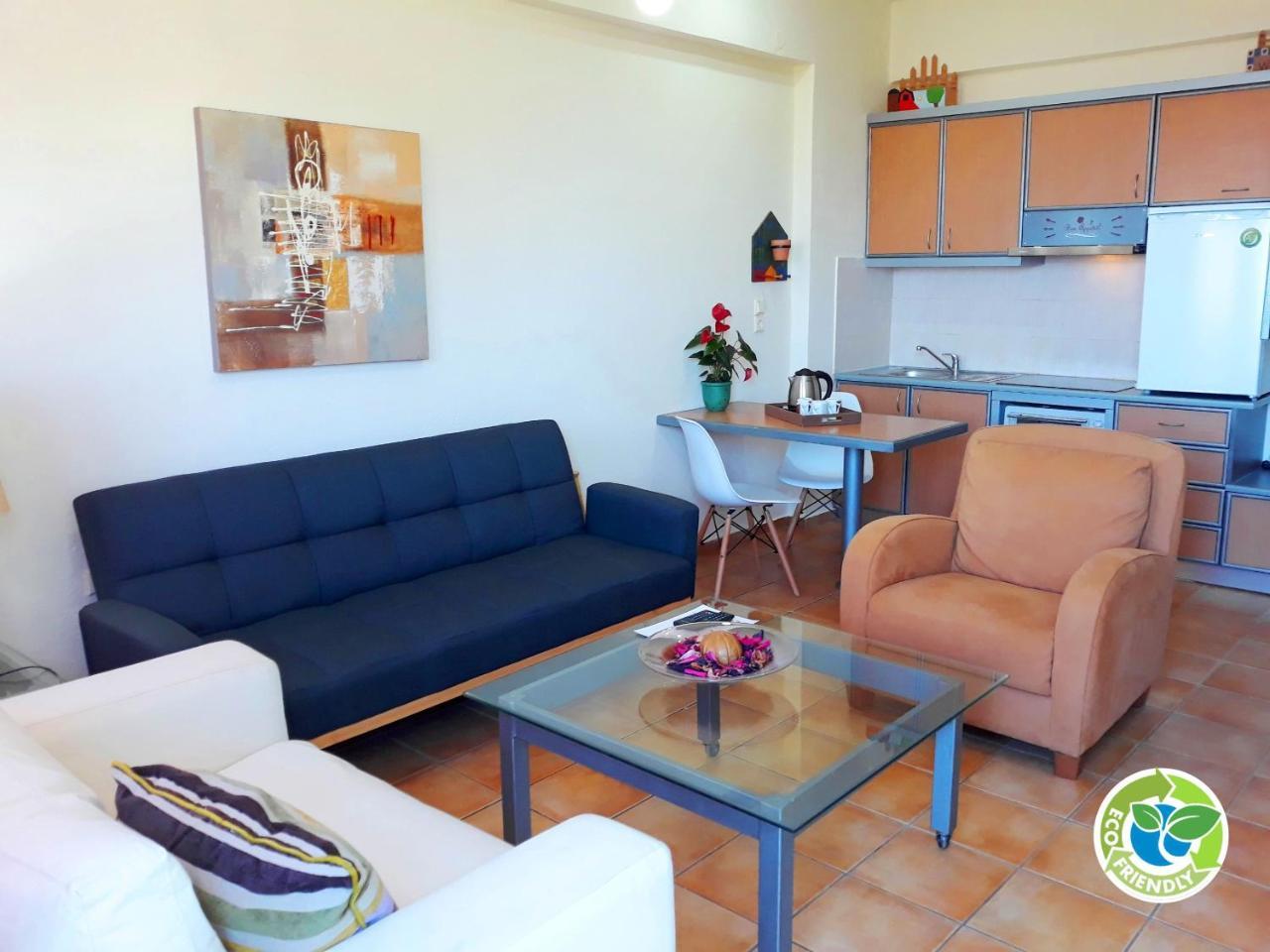 Point Twins Apartments Vrontádos Esterno foto